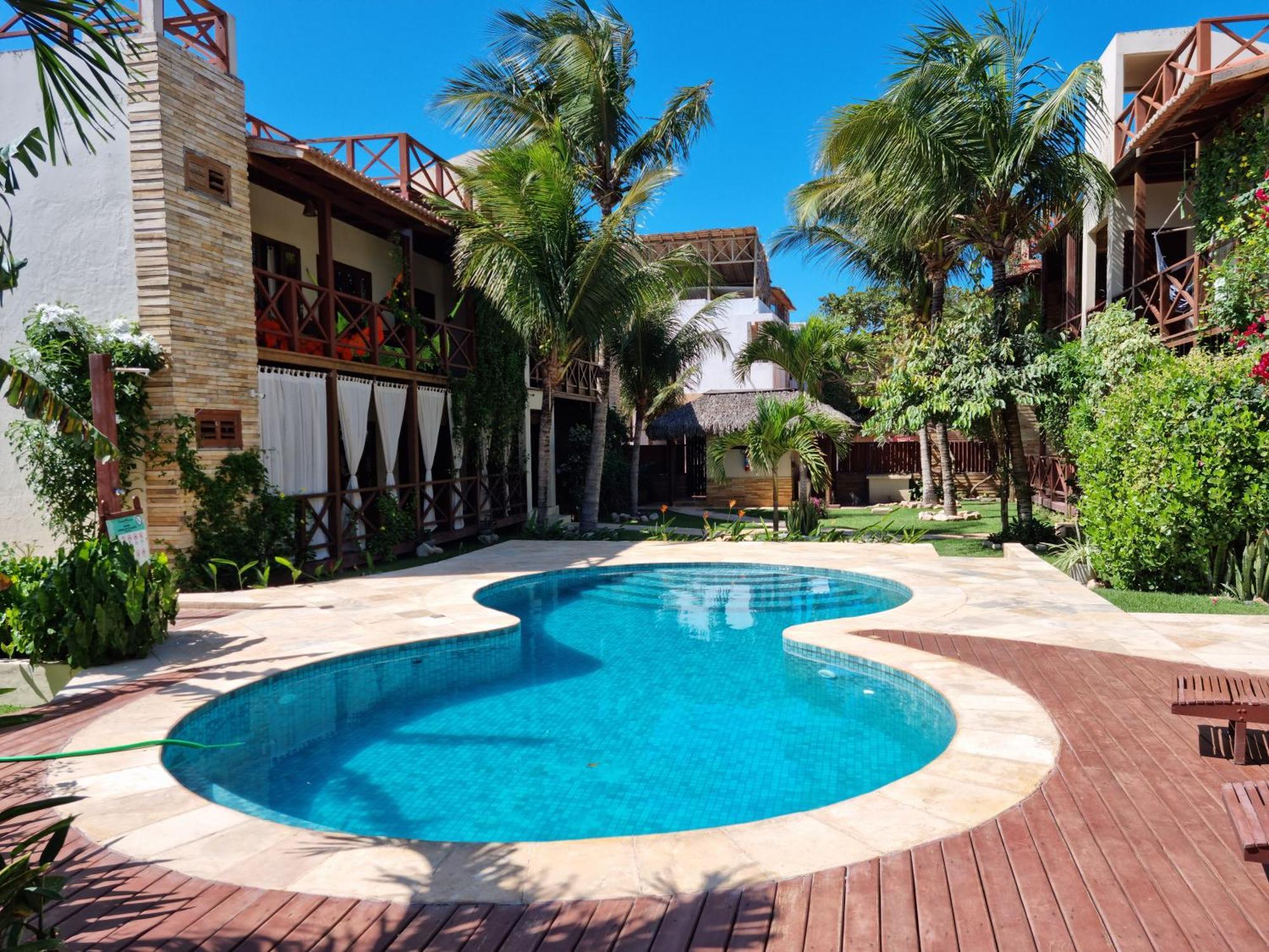 Apartamento De Luxo, Ampla Varanda, Vista Piscina ジジョーカ・デ・ジェリコアコアラ エクステリア 写真